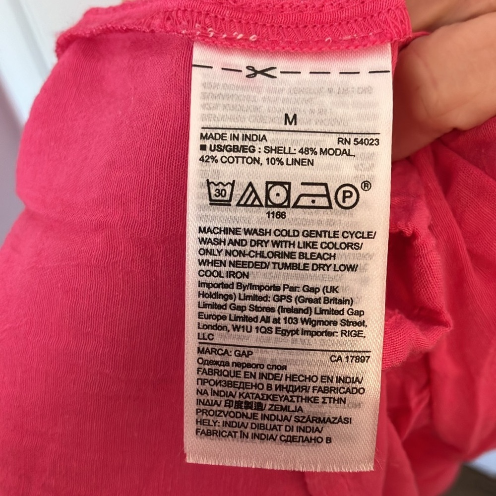 GAP Love Collection Pink tiered dress swim cover up - Picture 5 of 6